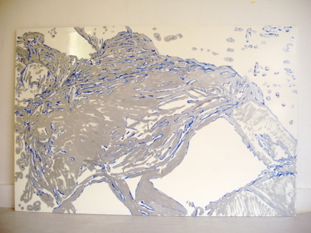 Boy, Gloss on Board, 2004, 60x120cm