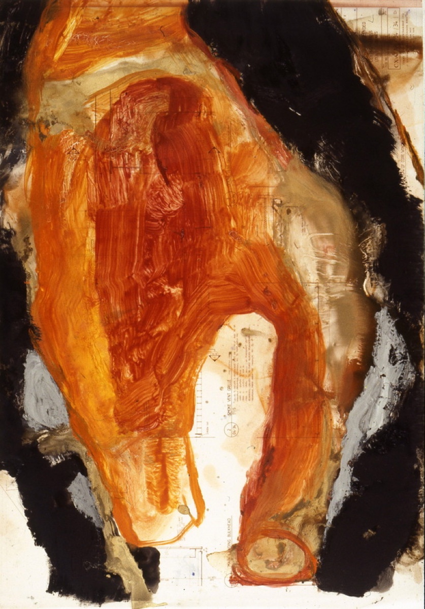 Whereabouts, Oil on Paper