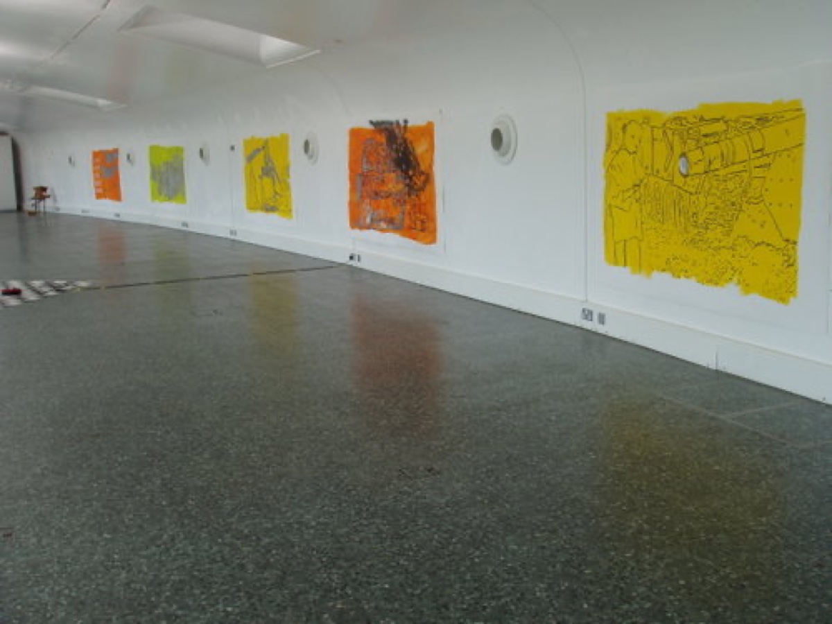 Installation View, Red Snow (1)