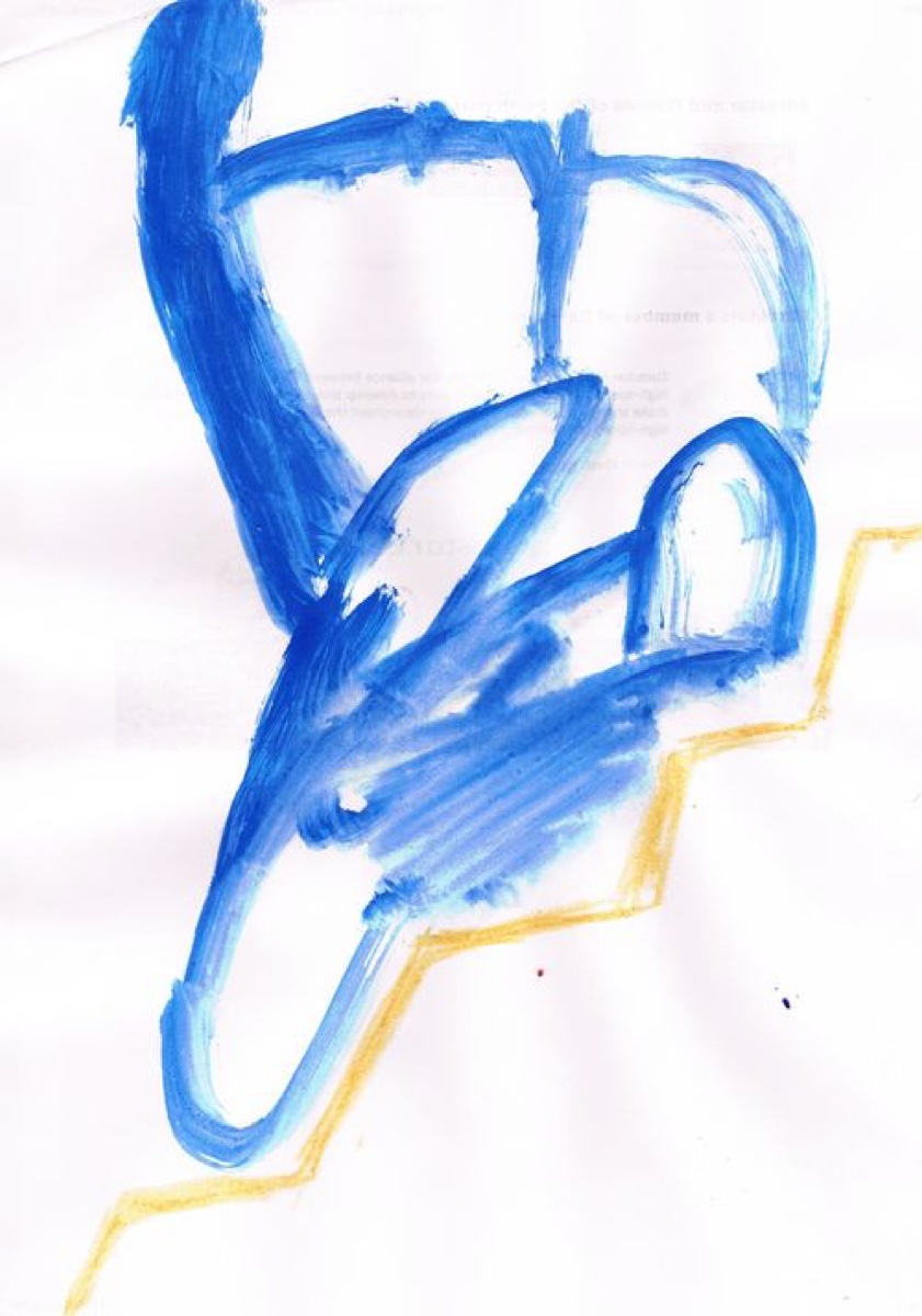 Untitled 02, Gouache or Acrylic on A4 Cartridge Paper, 2012