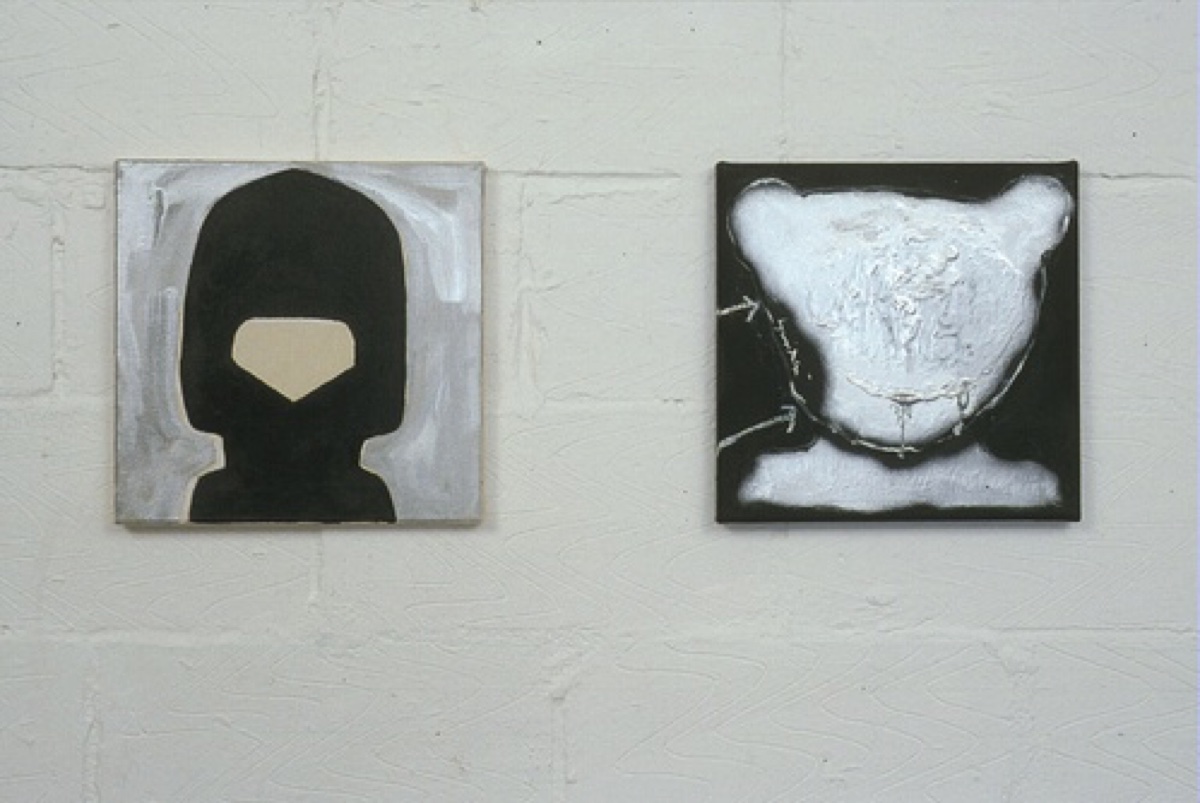 Holy Ghost Canvaseach, Oil on, 2001, 35x35cm