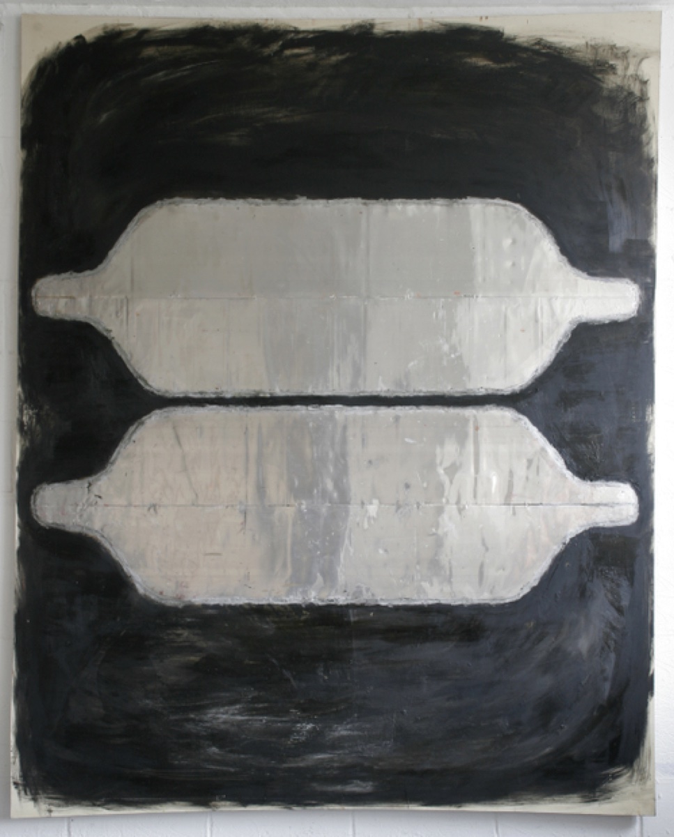Still Voice, Oil Metal Encaustic, 254x203cm