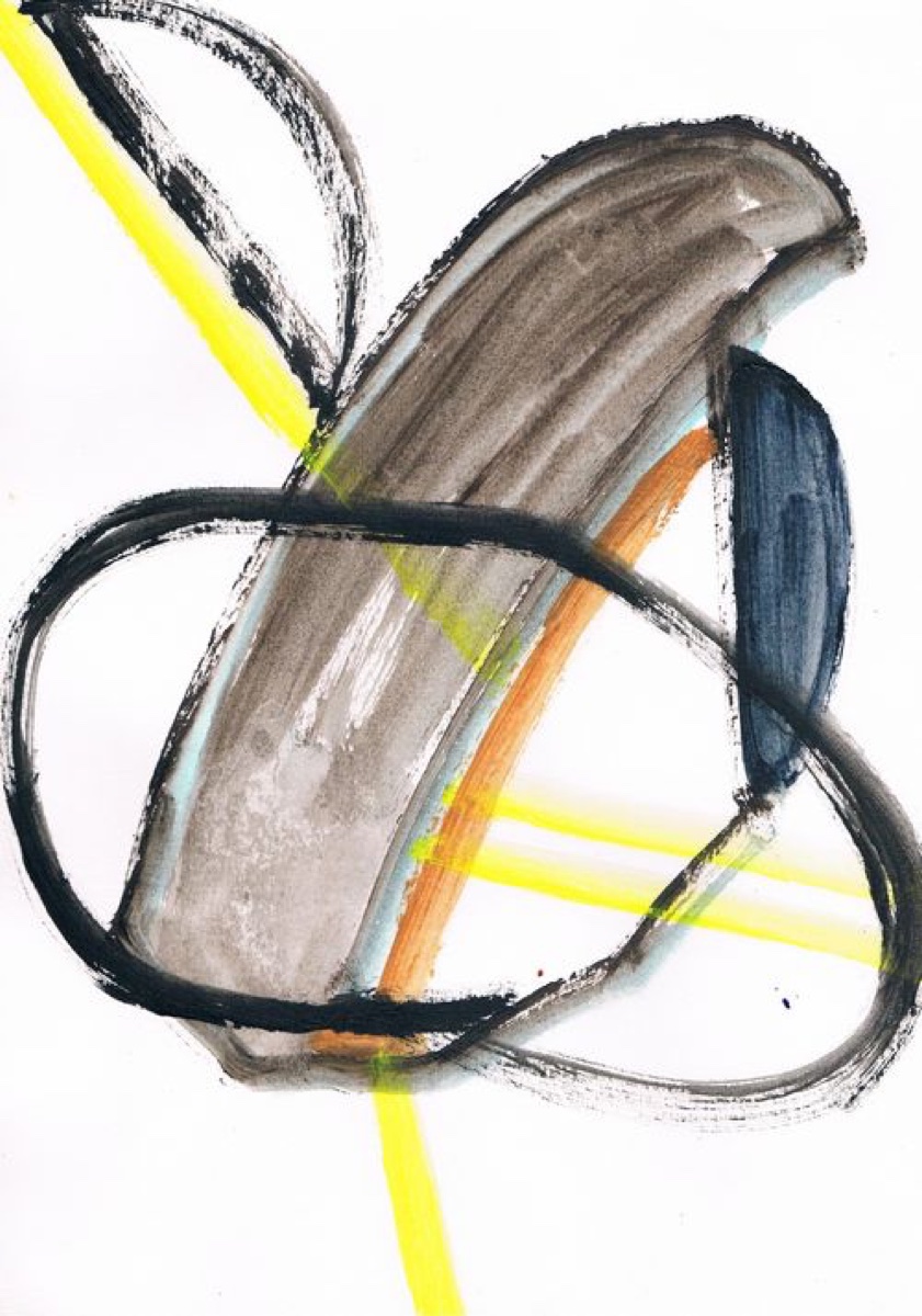 Untitled 11, Gouache or Acrylic on A4 Cartridge Paper, 2012