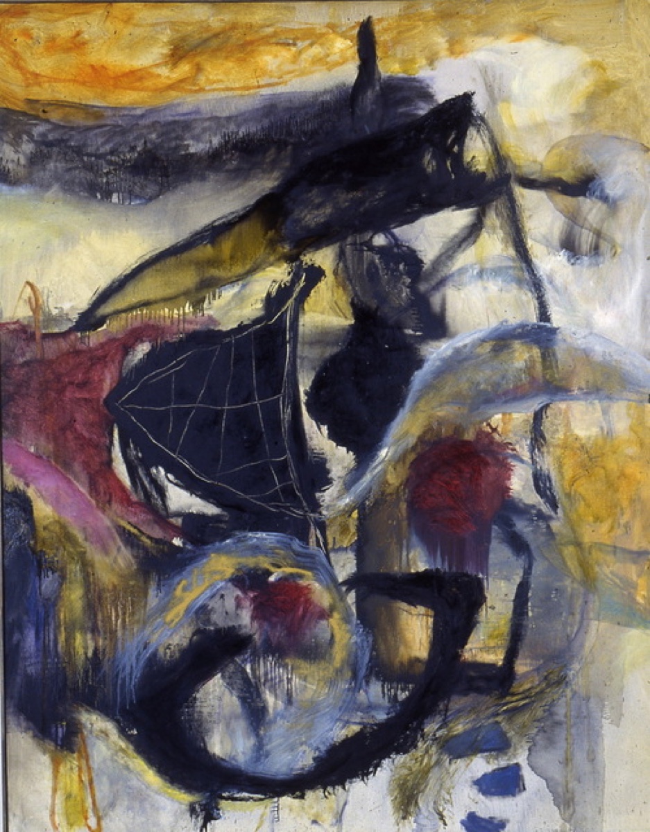 Black Boat, Oil on Canvas, 220x173cm