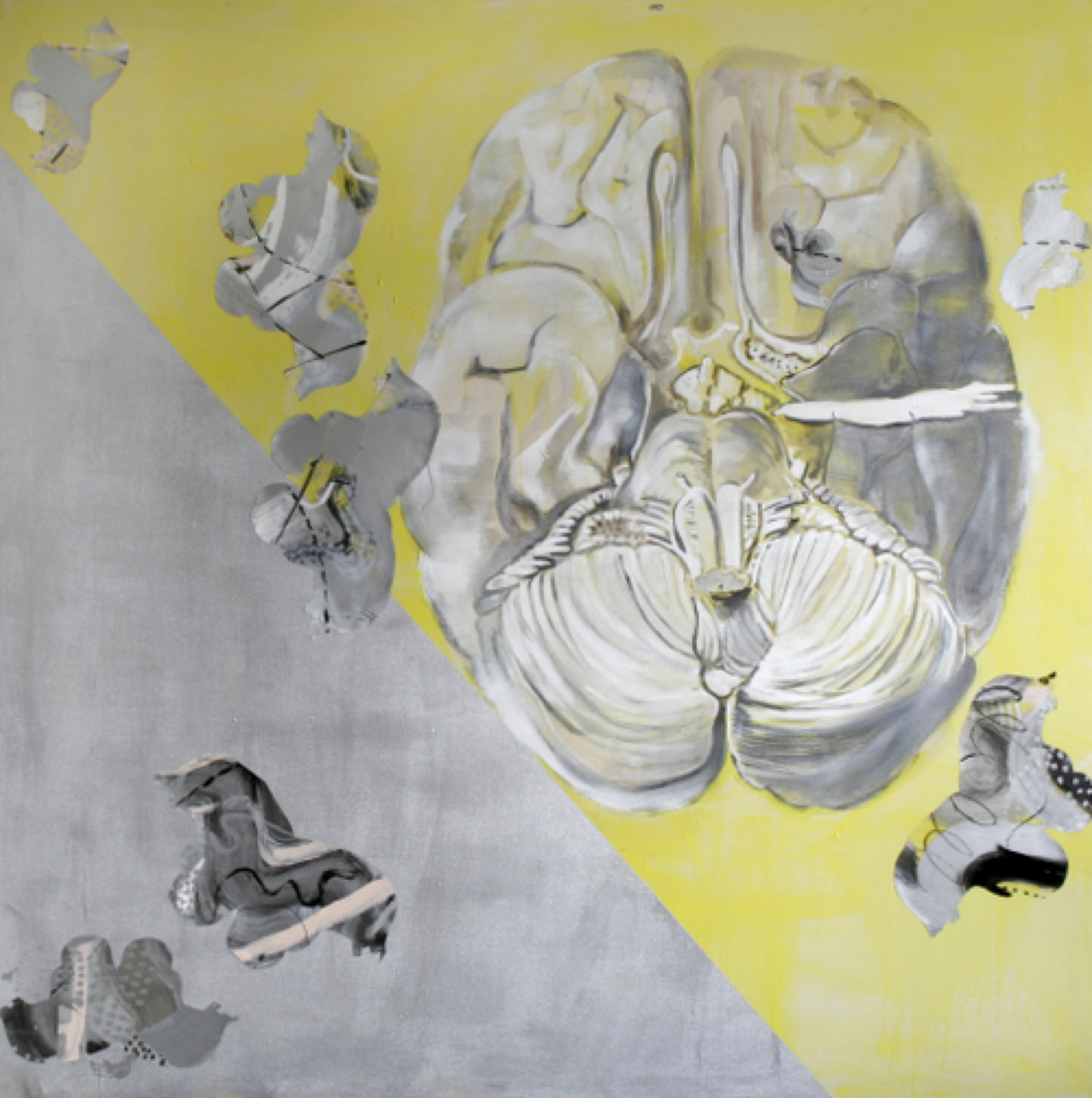 Mindscape, Acrylic Acetate on Canvas