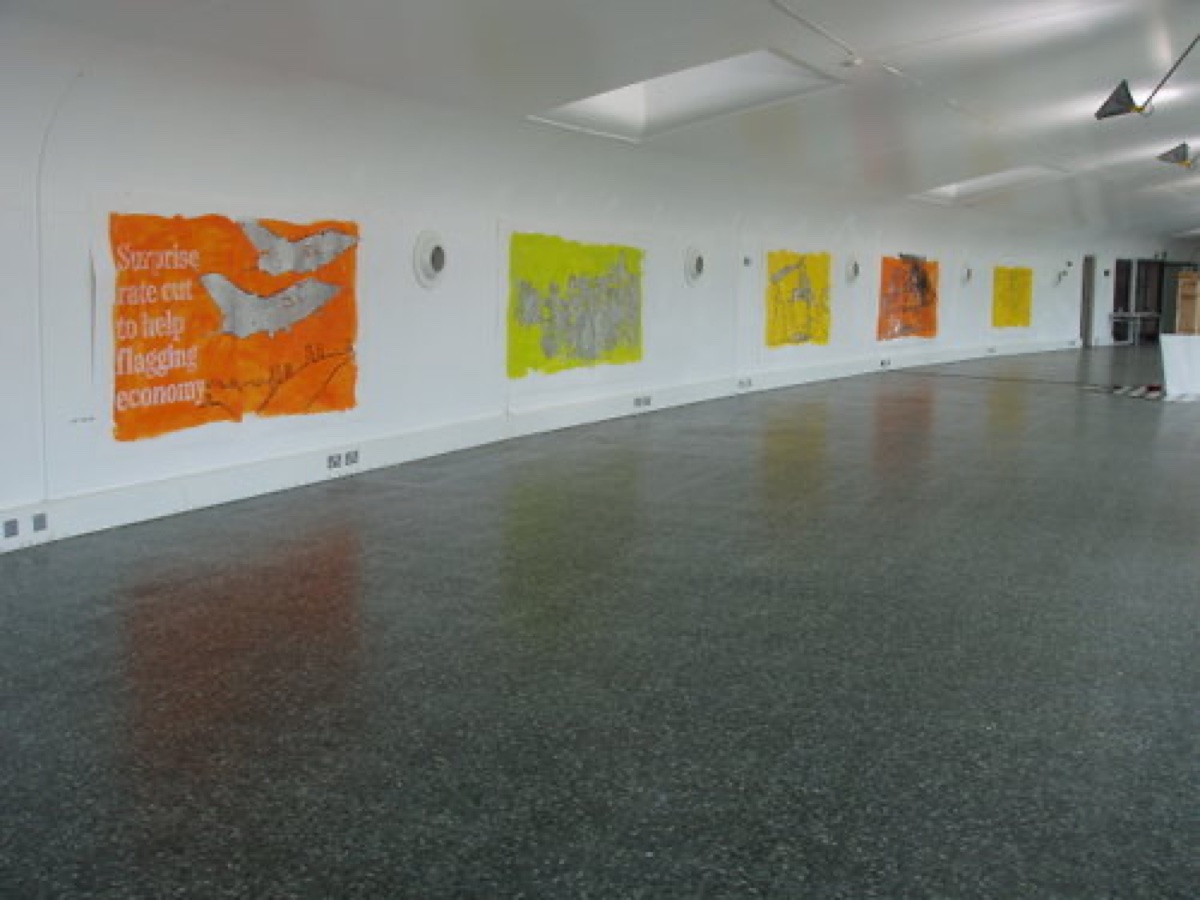 Installation View, Red Snow (3)
