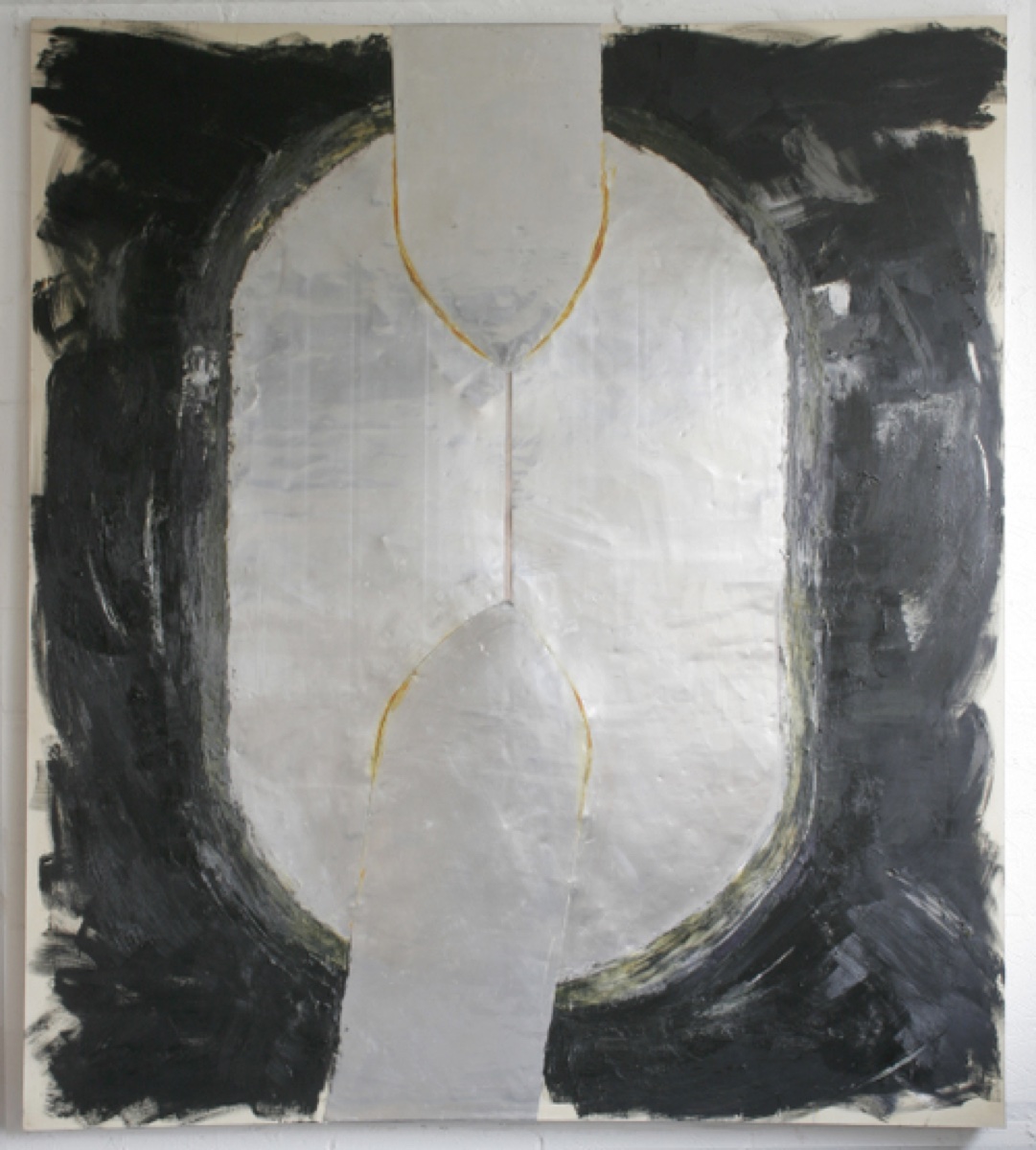 Target Oilalluminium O, Encaustic, 242x211cm