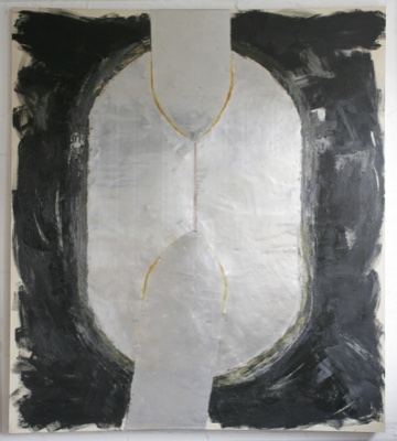Target Oilalluminium O, Encaustic, 242x211cm