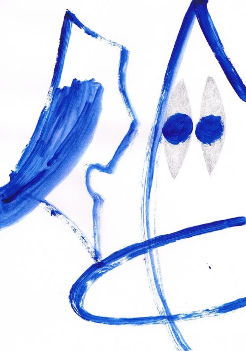 Untitled 44, Gouache or Acrylic on A4 Cartridge Paper, 2012