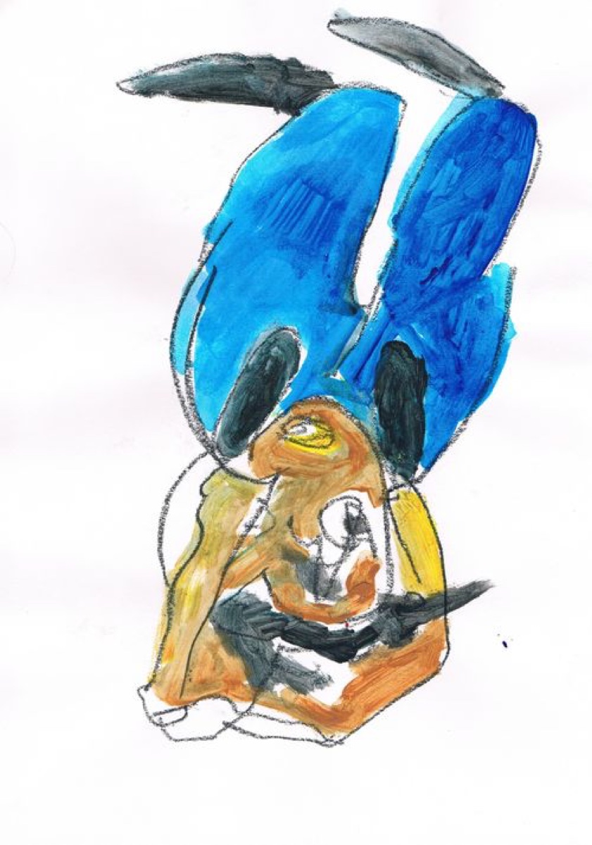 Untitled 39, Gouache or Acrylic on A4 Cartridge Paper, 2012