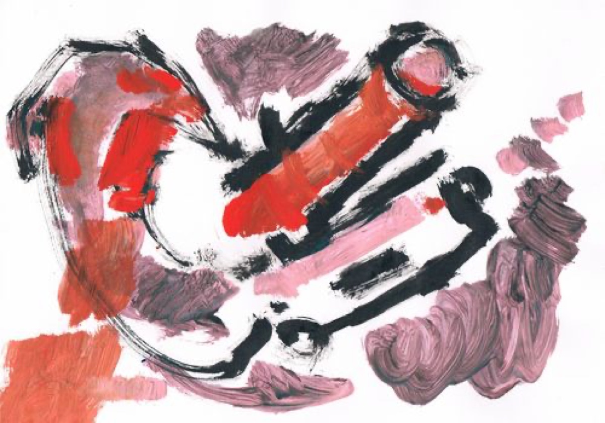 Untitled 06, Gouache or Acrylic on A4 Cartridge Paper, 2012