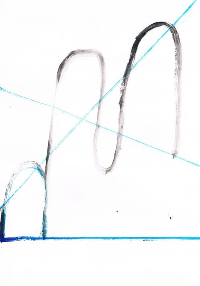 Untitled 42, Gouache or Acrylic on A4 Cartridge Paper, 2012