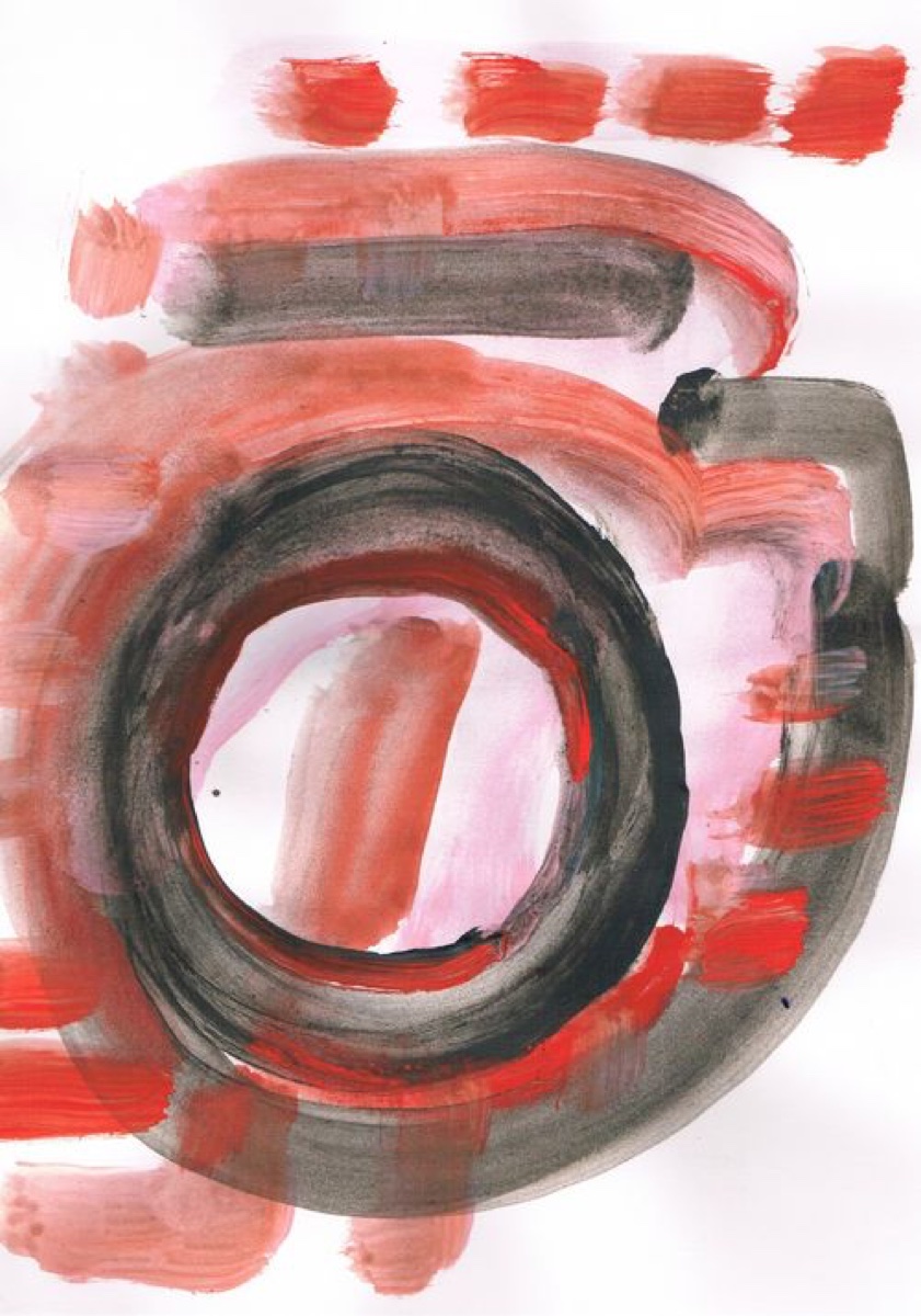 Untitled 47, Gouache or Acrylic on A4 Cartridge Paper, 2012