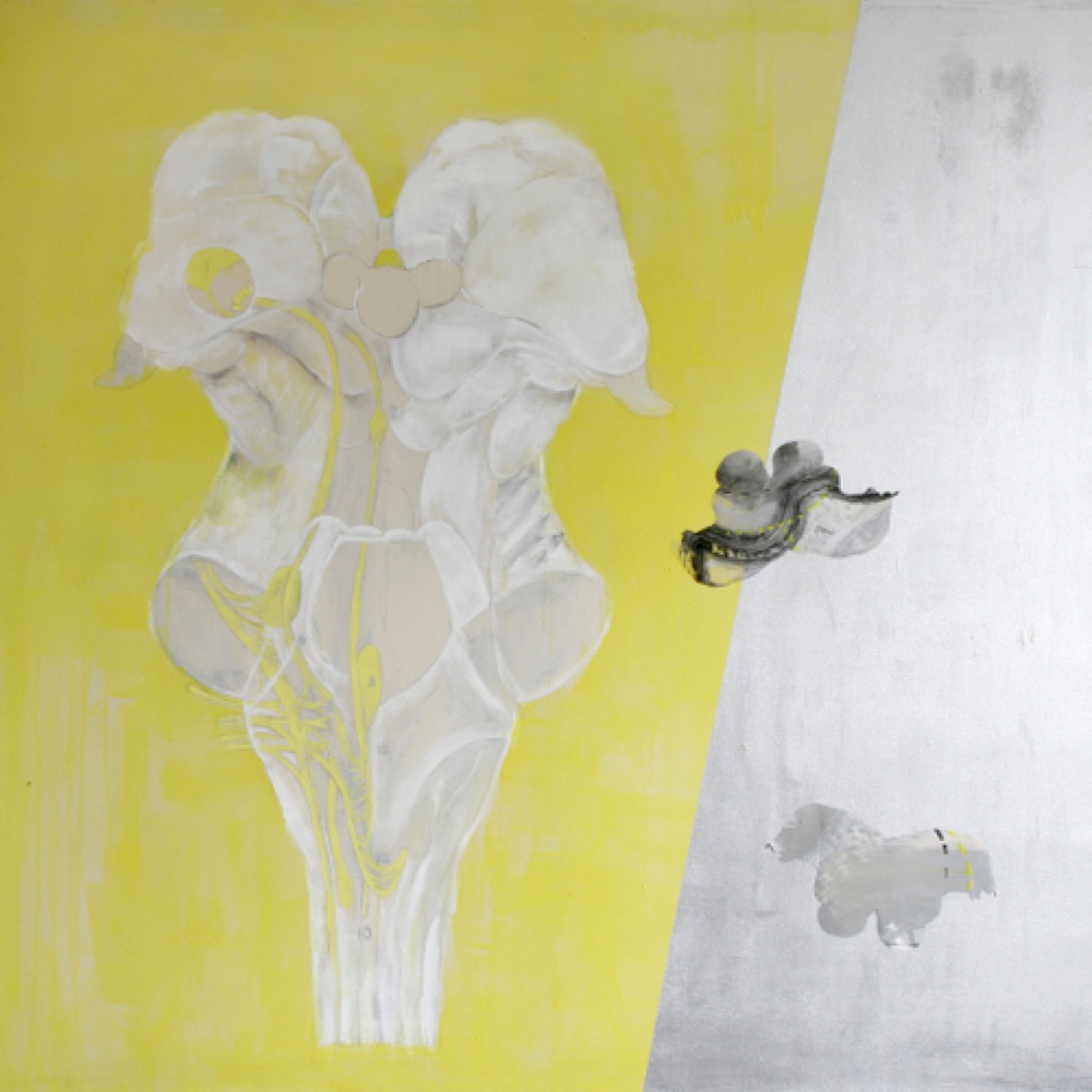 Medulla 2 B, Acrylic Acetate on Canvas