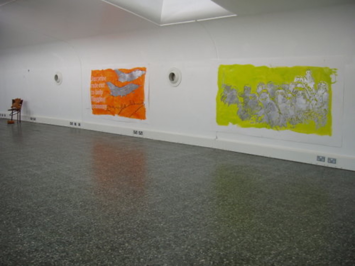 Installation View, Red Snow (2)