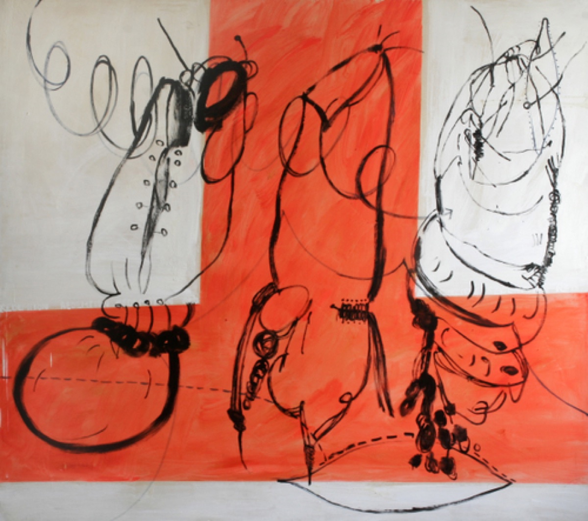 Three Stages, Gloss on Canvas, 2007