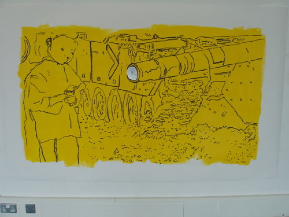 The Sermon 2003, Gloss on Paper, 150x240cm