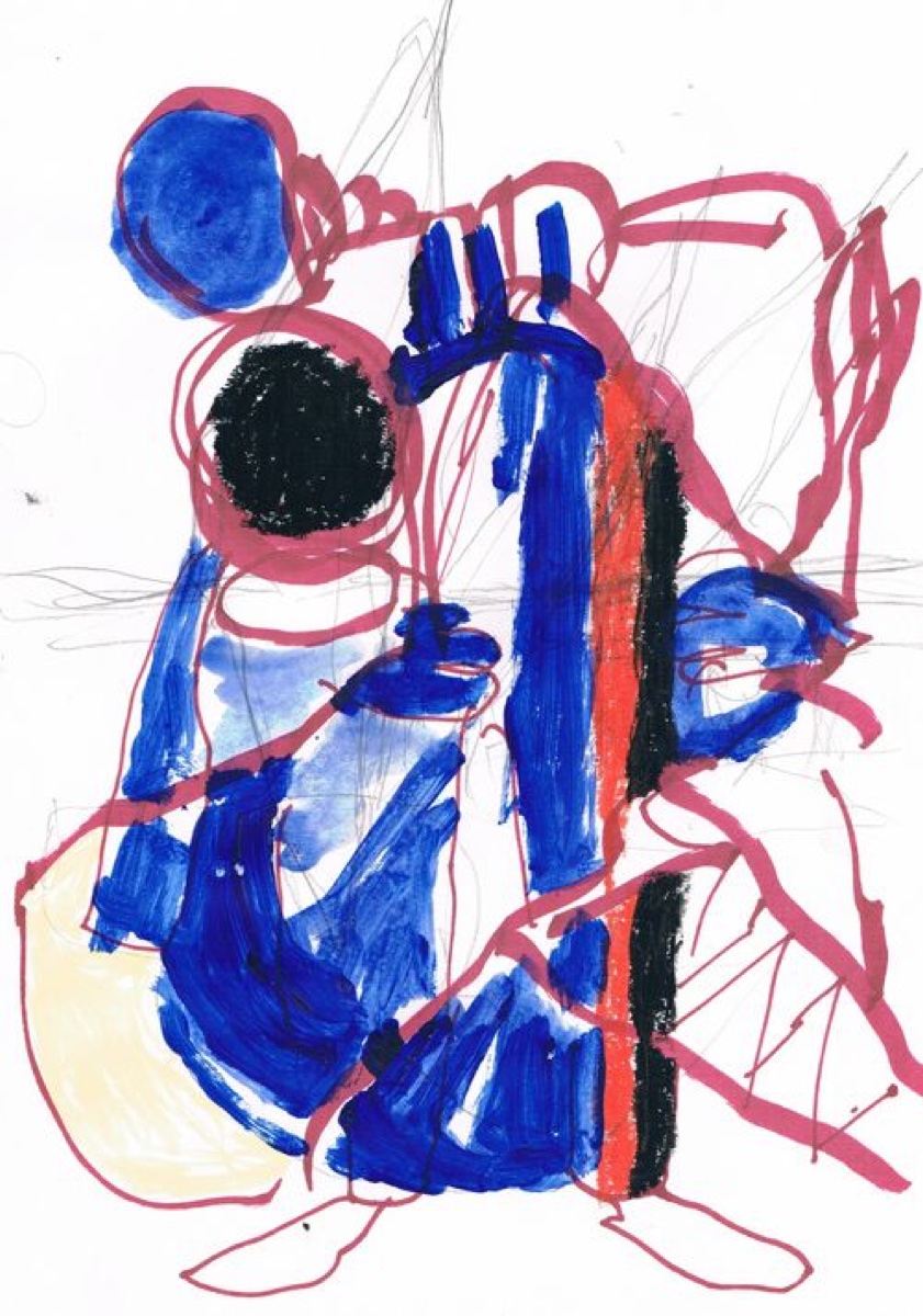 Untitled 31, Gouache or Acrylic on A4 Cartridge Paper, 2012