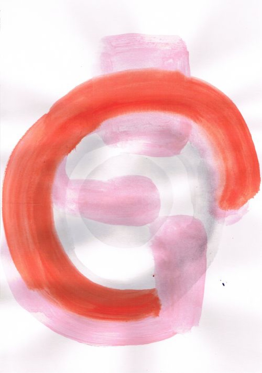 Untitled 45, Gouache or Acrylic on A4 Cartridge Paper, 2012