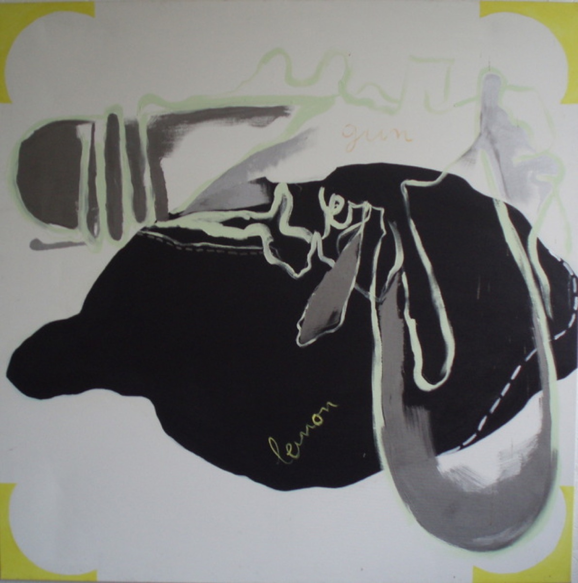 Lem 0 N Gun, Gloss on Canvas, 1999