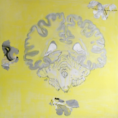 Mindscape, Acrylic on Canvas, 1998, 182x182cm