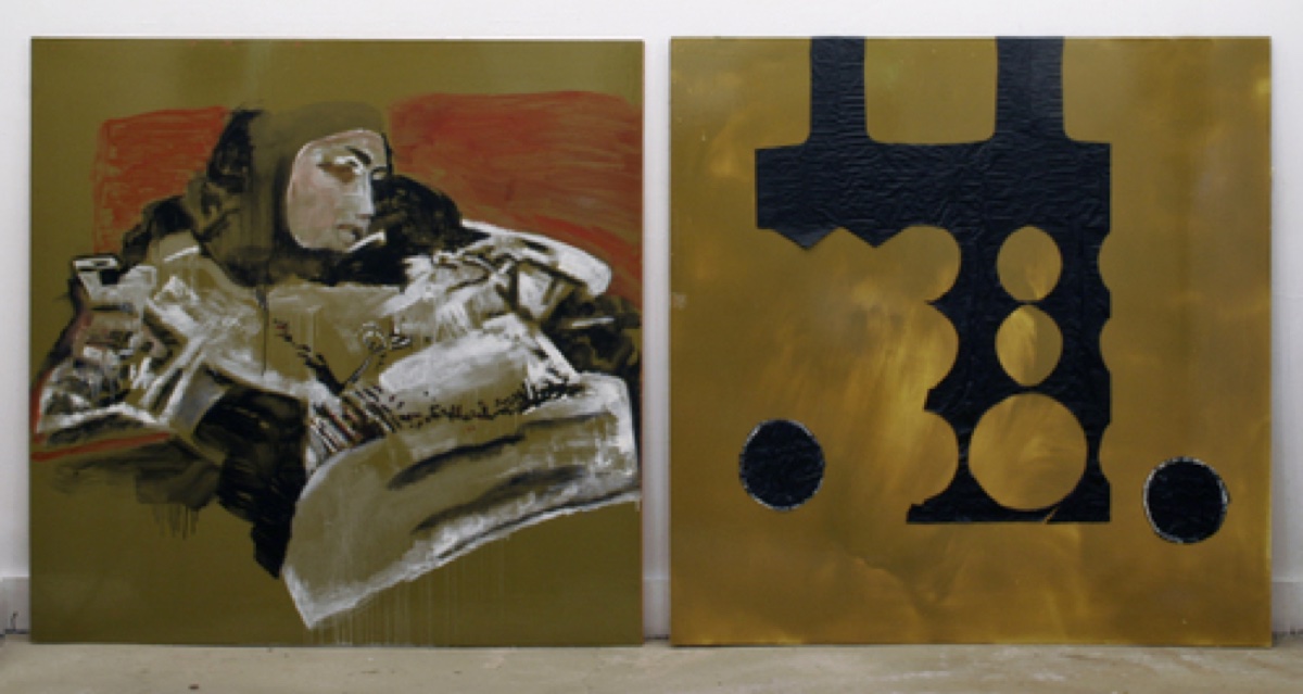 Black Widow, Gloss on Board, 2005, 122x244cm