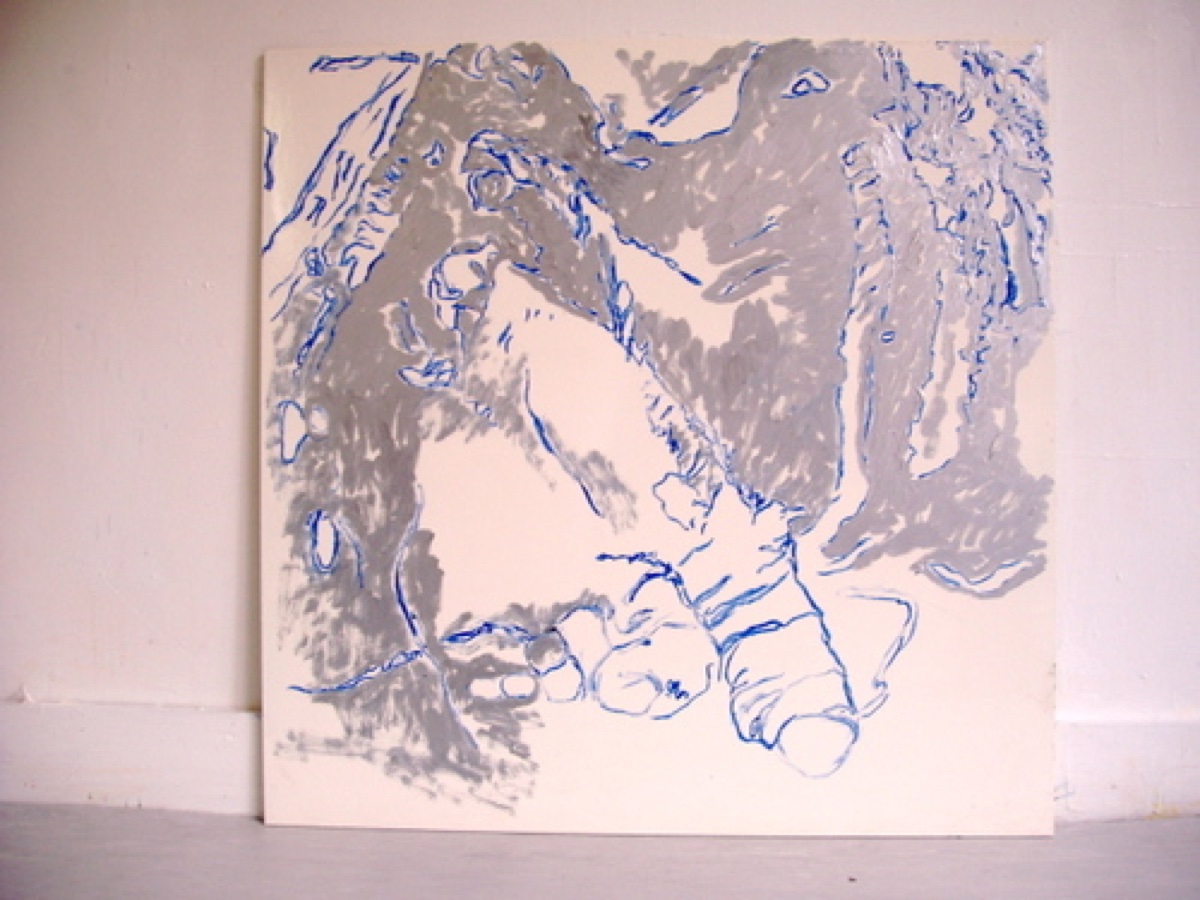 Prisoner, Gloss on Board, 2004, 90x90cm