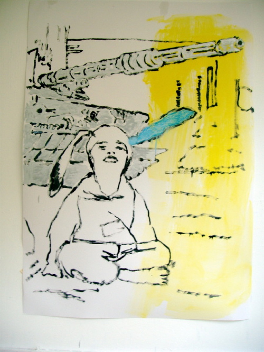 Tomorow, Oil on Paper, 2005