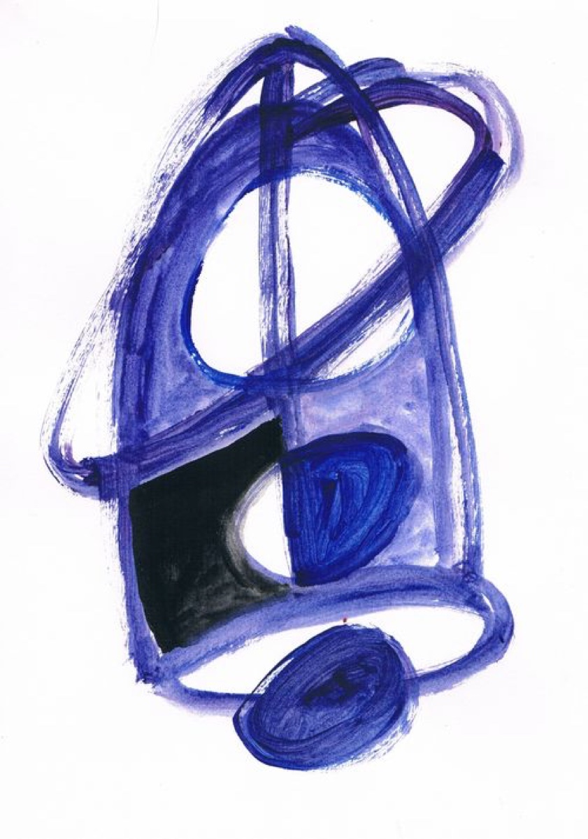 Untitled 29, Gouache or Acrylic on A4 Cartridge Paper, 2012