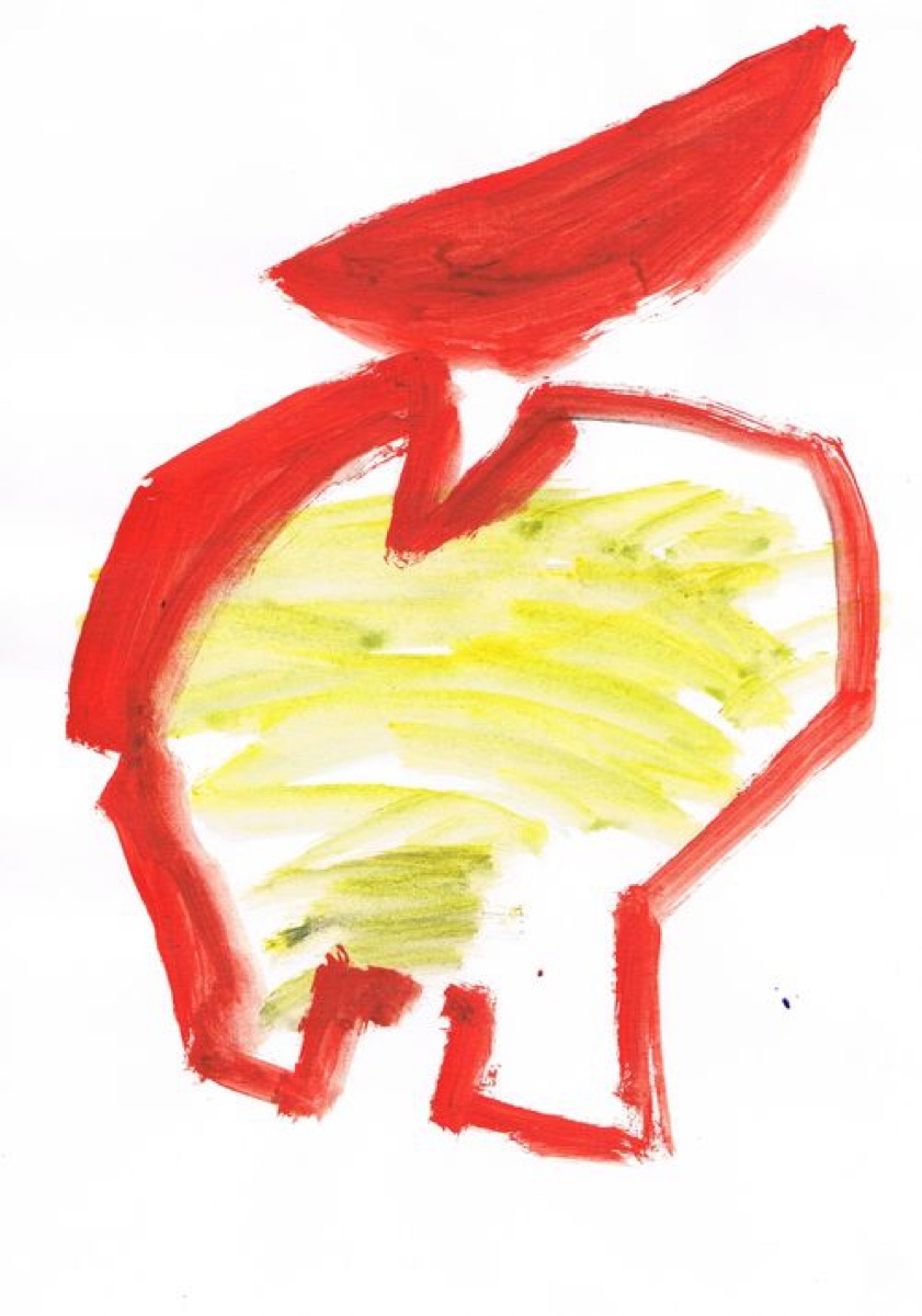 Untitled 13, Gouache or Acrylic on A4 Cartridge Paper, 2012