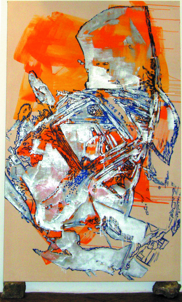Wreckage, Gloss on Canvas, 2004, 243x152cm